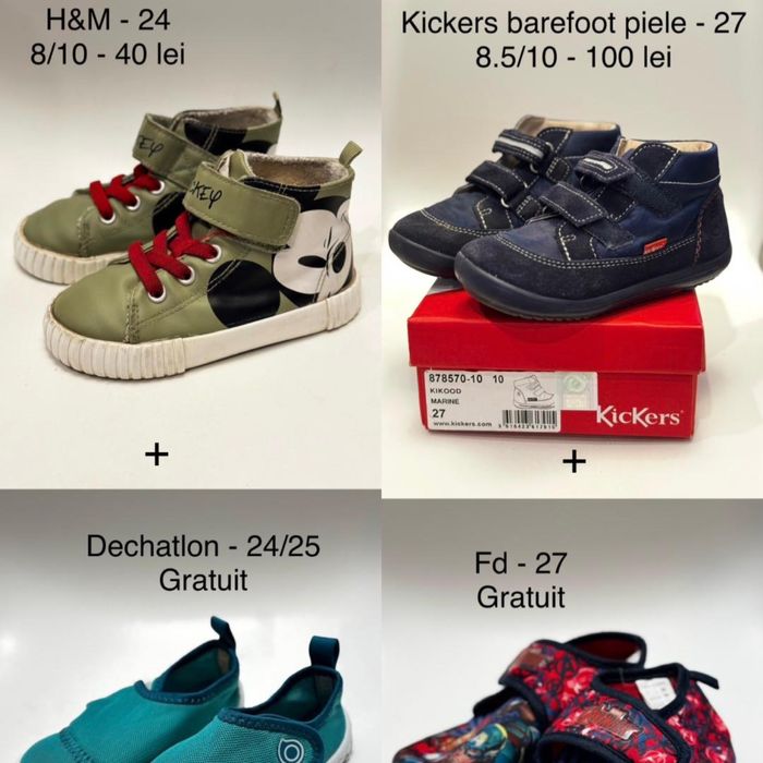 Tenisi / papuci copii diverse modele si marimi