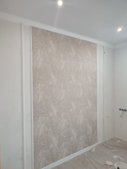 Шпаклевка стен, покраска стен