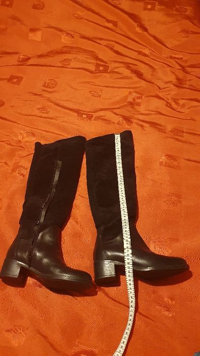 Cizme piele naturala negru 37 Rizzoli