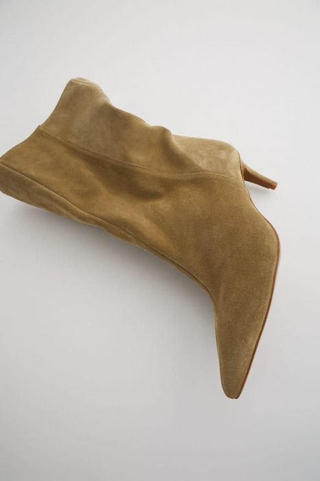 Cizme Zara piele naturală. Masura  38