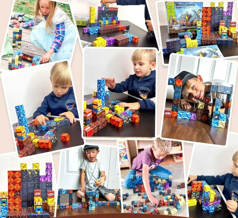 Ексклузивно | 228 ч. Майнкрафт Магнитни кубчета в 2 СПЕЦИАЛНИ КОМЛЕКТА