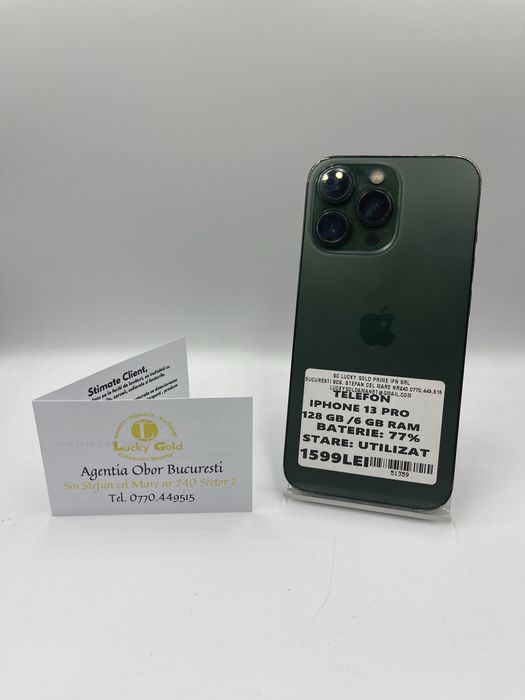 Iphone 13 Pro 128GB/77% Baterie FACTURA/GARANTIE #51359