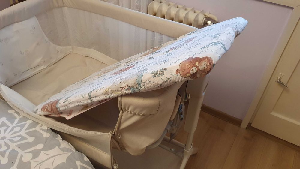 Patut co-sleeper, Lionelo, Leonie Plus, Pliabil, Cu sistem de leganare