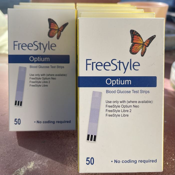 Freestyle Optium test strips/ тест ленти