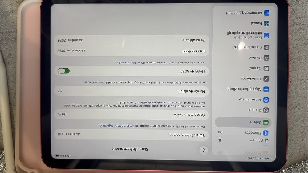 Apple iPad A16, 128 GB, Wi-Fi, Pink/Roz – stare impecabilă, garanție