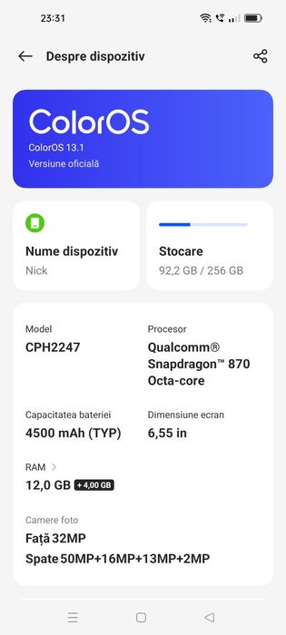 Oppo Reno 6 pro  in stare impecabila,fara probleme...