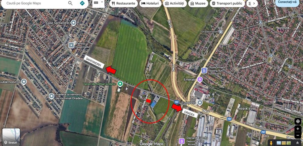 Vand teren intravilan 1243 m²