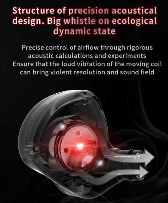 Слушалки QKZ AK6 / QKZ DMX BLACK нови