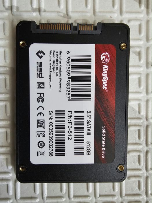 SSD KingSpec 512Gb