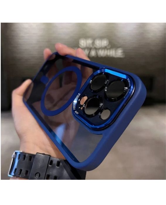 Iphone 12/13/14/15/16/17 PRO MAX PLUS AIR Husa Magsafe Spate Fumuriu S