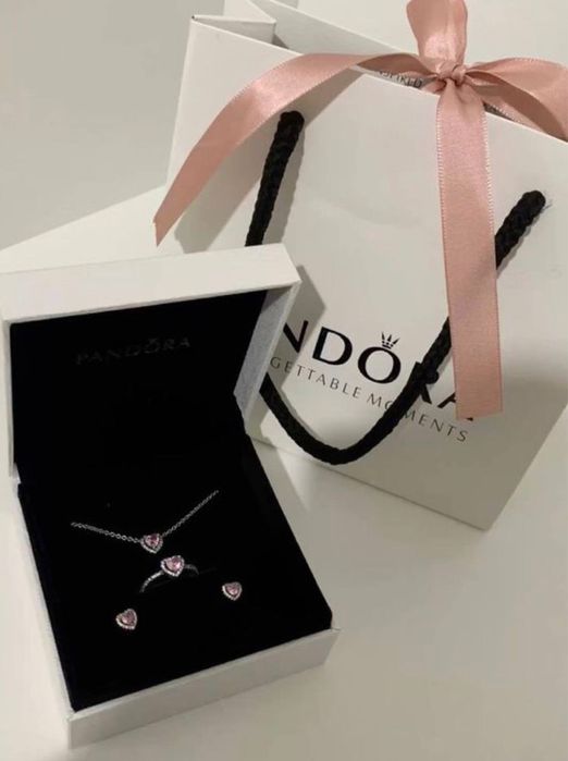 Скидка! Pandora фулл - комплекты из серебра 925 пробы