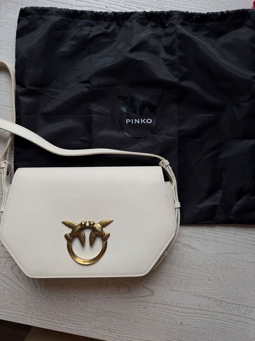 Кожена Чанта Pinko.Оригинал