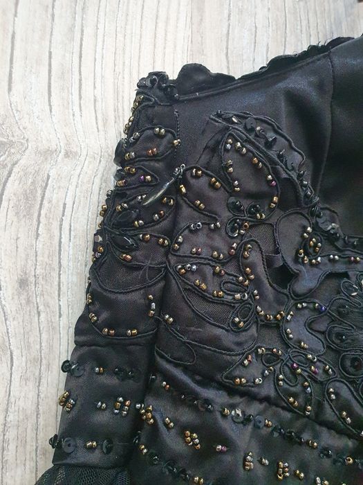 Черна рокля плисе- 15лв