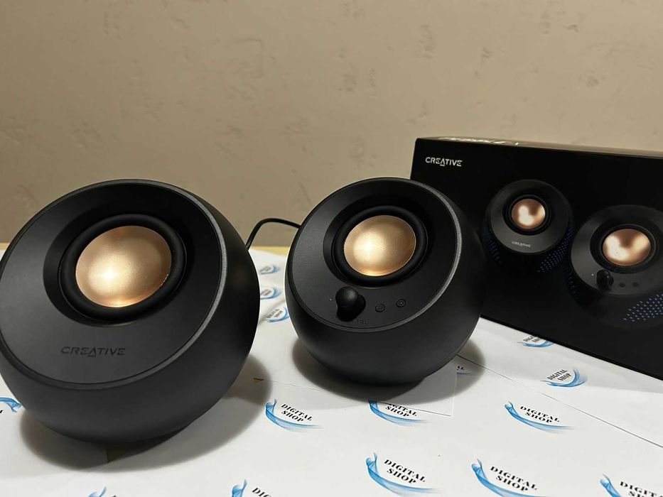 Creative Pebble X 2.0 USB-C, RGB осветление, Bluetooth 5.3, USB аудио/