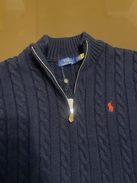Ralph lauren пуловер zip XXL
