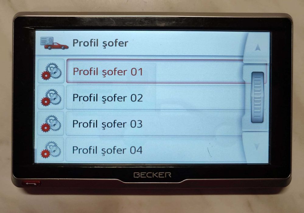 GPS TIR Camion Becker Active 5 harti 2025 suport soft original