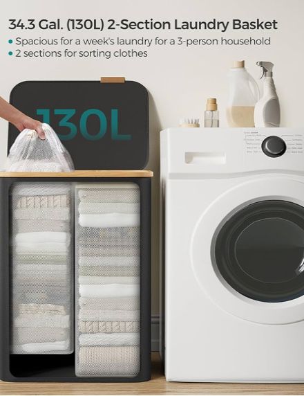 Голям кош за пране SONGMICS