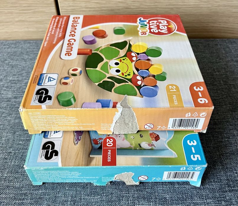 2 игри: Баланс и Риболов за 3-6 год.