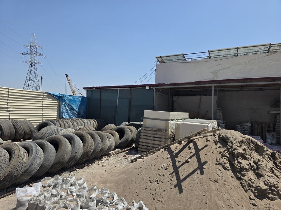 200 m² навес профиль