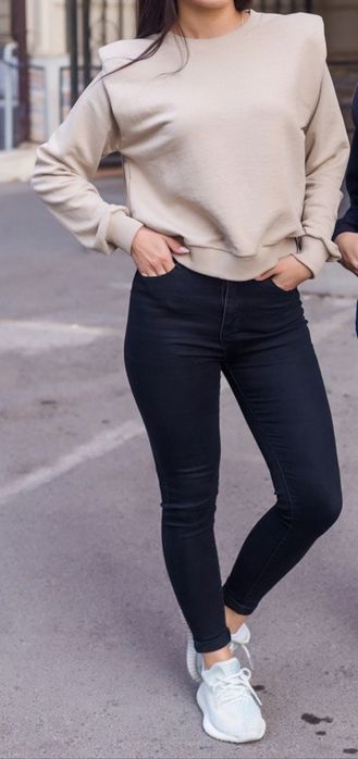 Джинсы скинни без утепления