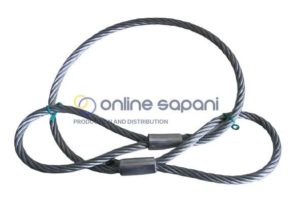 Стоманени сапани (въжени сапани с уши) от ф 5мм до ф 52мм с уши