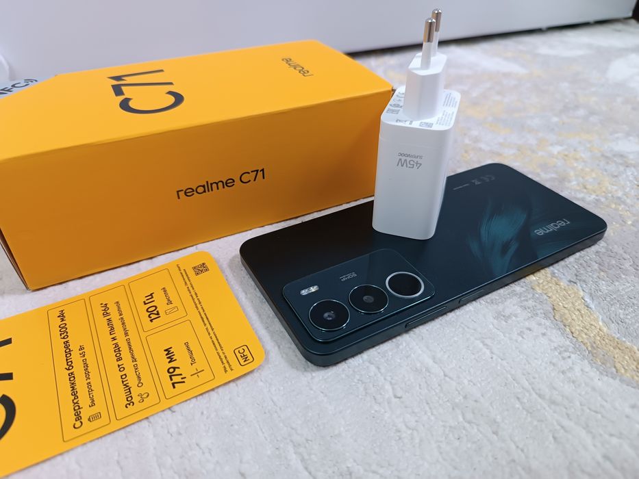Realme C71 в ИДЕАЛЕ Весь комплект.
