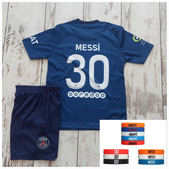 2024 Детски Мбапе + Калци + шапка + Гривна 2023/24 Детско от 4 до 16г