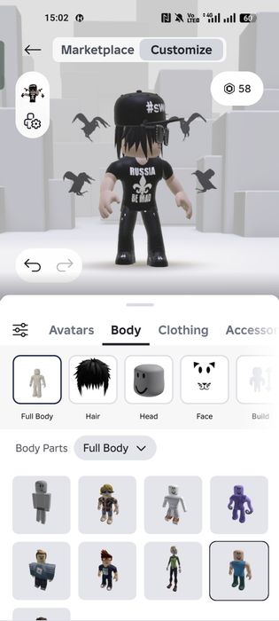 Аккаунт игры Roblox