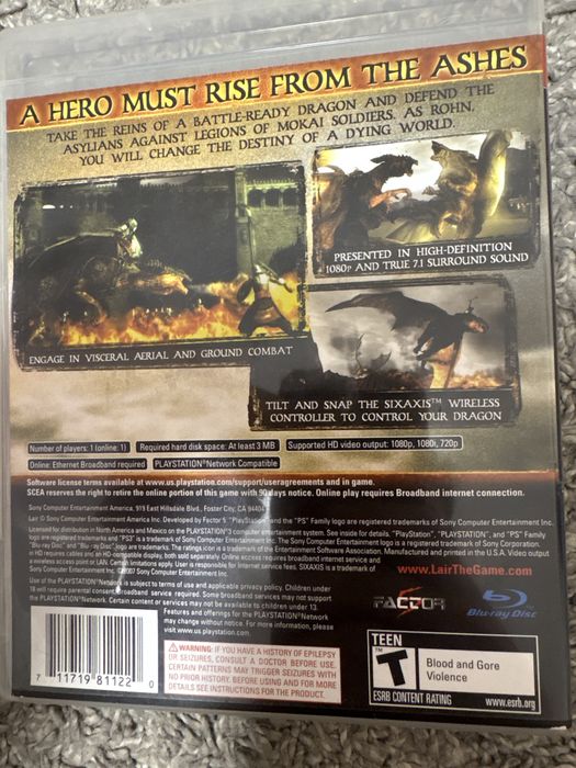 Lair на PS3 играa