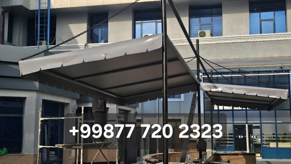 Tent montaj Reklama banner xizmati
