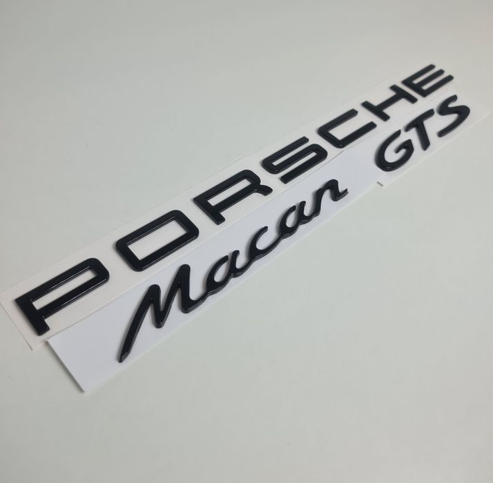 Pachet-Set-Emblema-Sigla-Logo-Stema-Spate-Haion-Porsche-Cayenne-Panamera-Macan-Negru-Lucios-Full-Black-Turbo-4-S-GTS-Poze-Reale-Calitate-Superiora