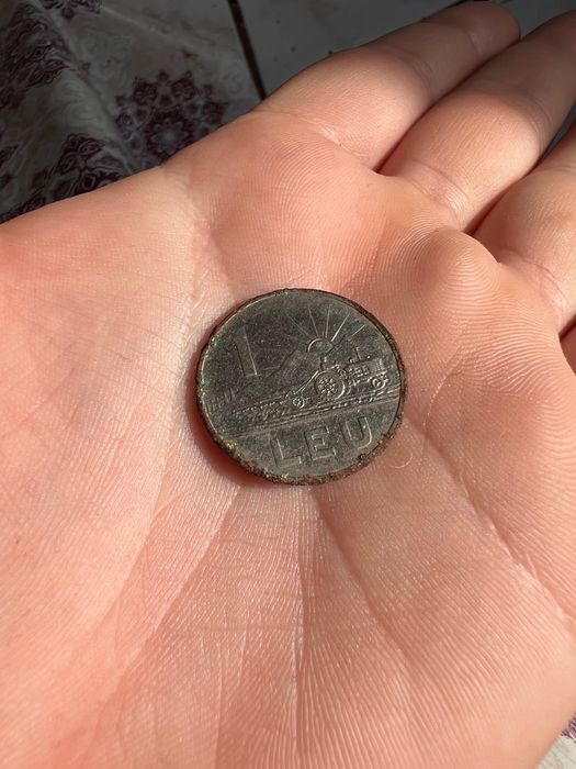 Moneda 1 leu din 1966