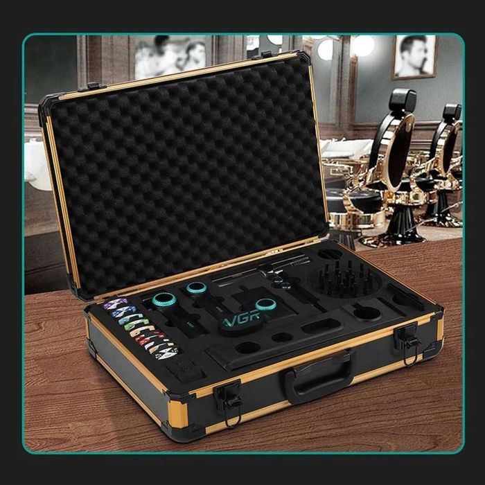 Пълен комплект 4 в 1 -VGR Professional Barber Combo 4 в 1  (ЧЕРЕН)