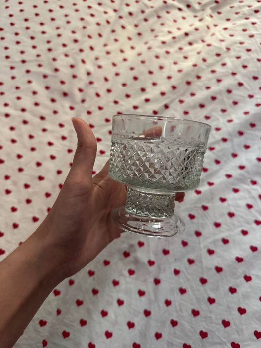 Стекляные бокалы фужеры богемского стекла