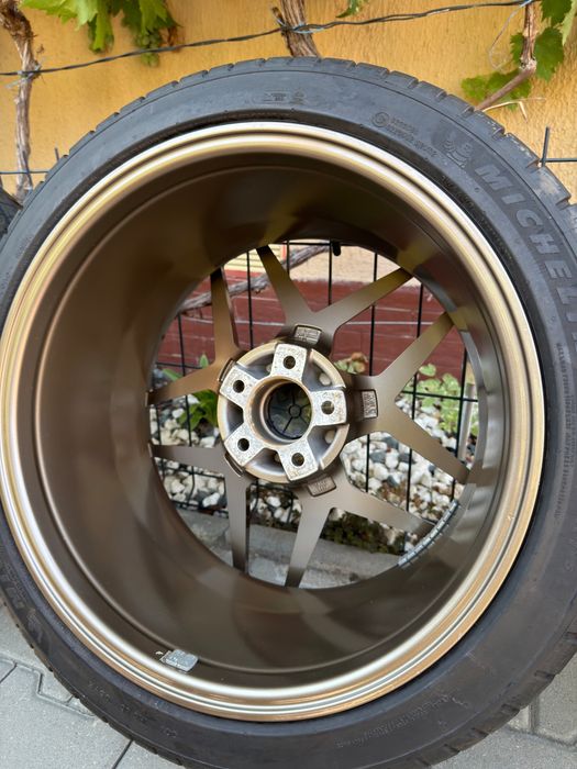 Jante 5 x 112 R18 Japan Racing JR34 cu anvelope Michelin