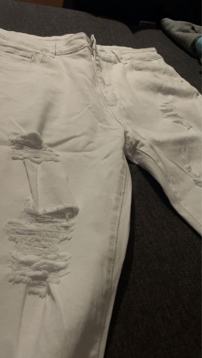 Blugi Skinny Albi Marimea M