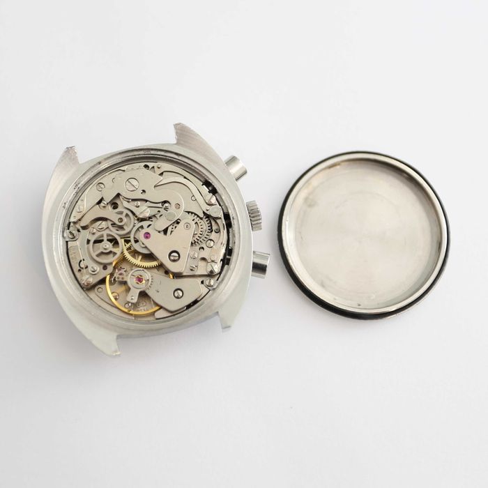 Cronograf vintage elvetian Swiss Clyda 40mm Valjoux 7734