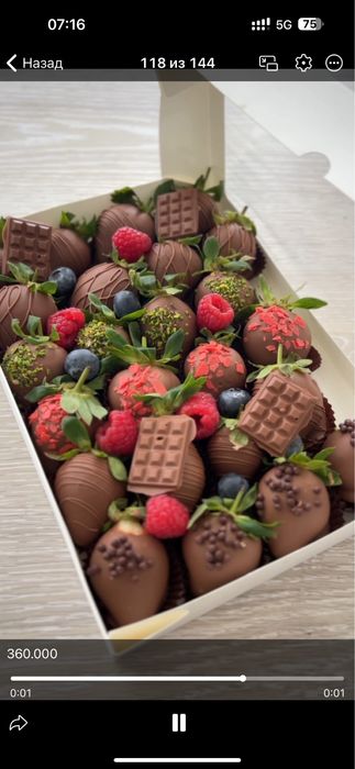 Клубника в шоколаде