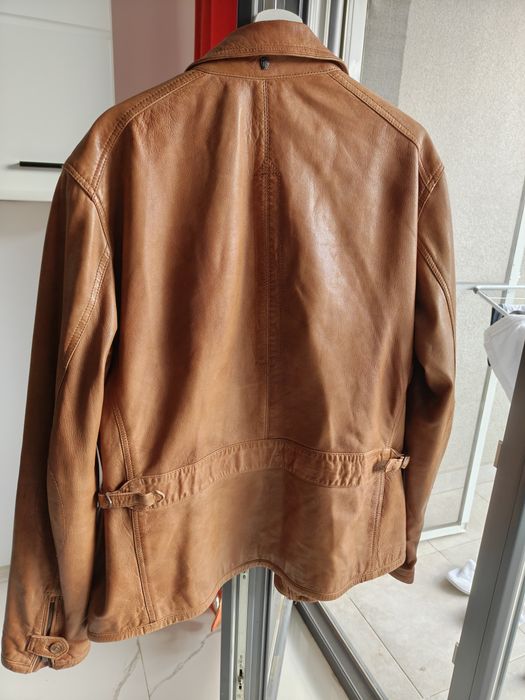 Кожено яке Massimo dutti XXL