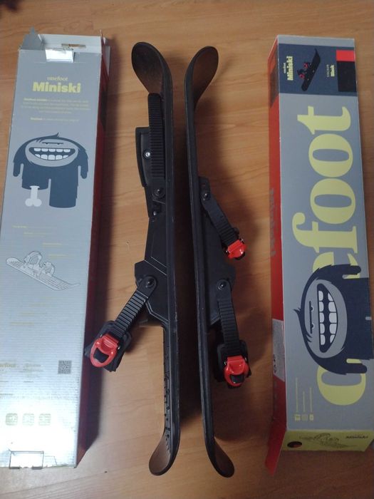 2 броя - Мини ски с меки автомати  OneFoot Mini ski