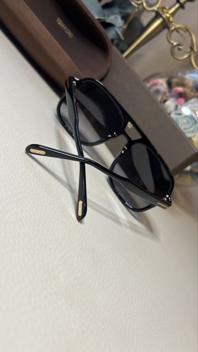 TOM FORD Falconer-02 FT0884 01B ochelari de soare uv