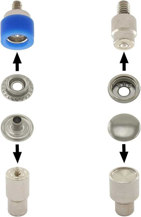 преса за тик так копчета, в комплект с 50 бр. копчета 15 мм