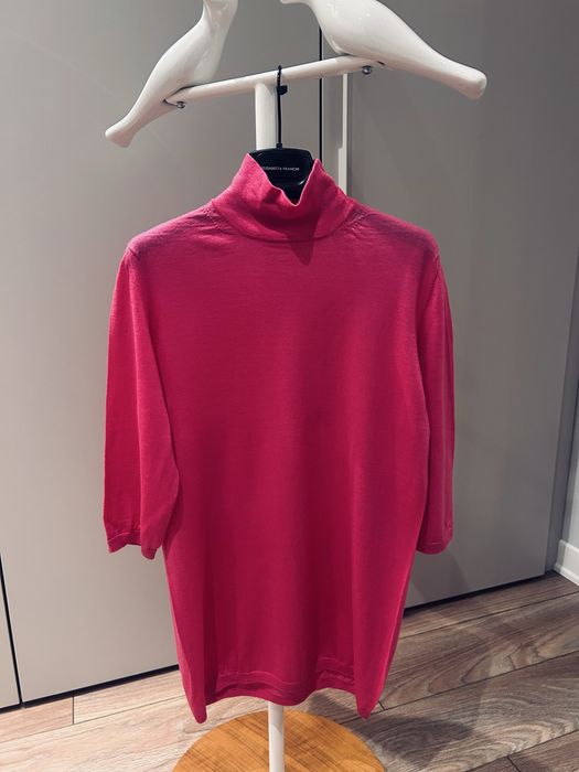 Max Mara блуза фино плетиво с вълна и кашмир в красив цвят