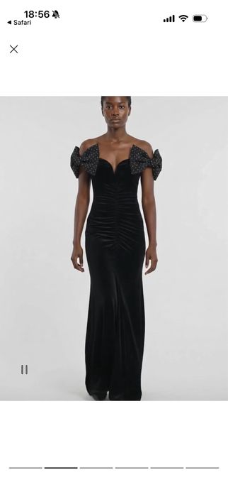 Rochie NISSA elegantă neagră – mărimea 36 XS/S