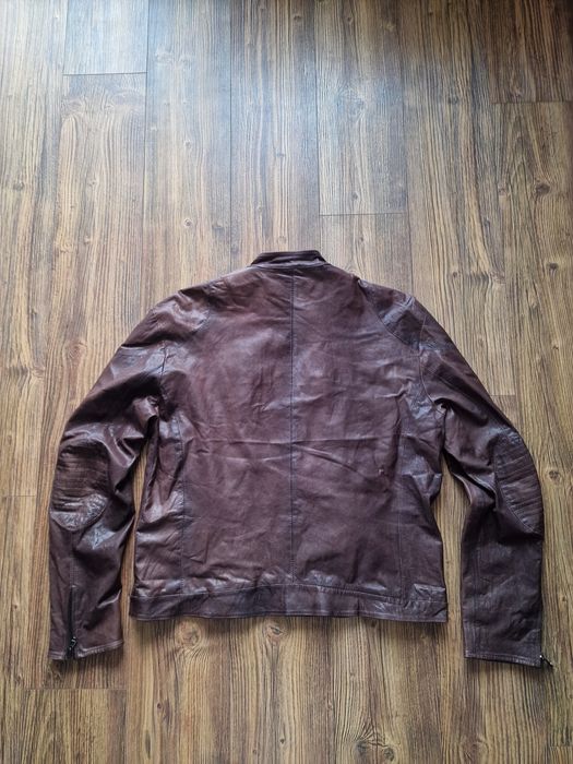 Страхотно мъжко кожено яке BLUPEL , естествена кожа,  размер 2XL