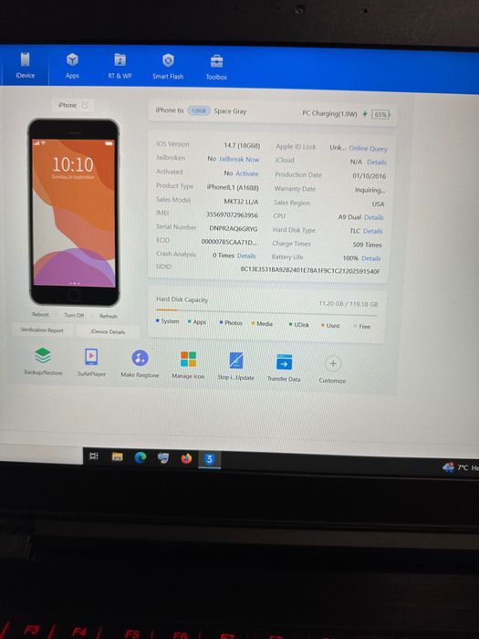 iPhone 6s iCloud 128gb и iPhone 11  без дисплей