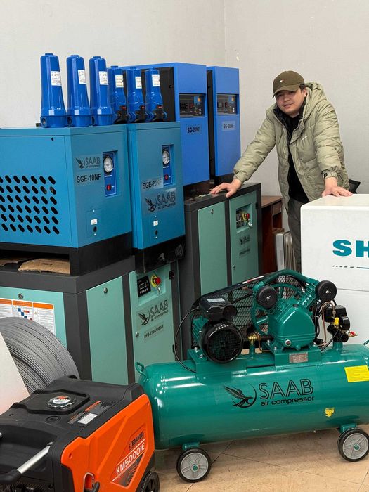 Винтовой компрессор SAAB DFB-E20A  20HP / 15kW |  10-16бар | 380В