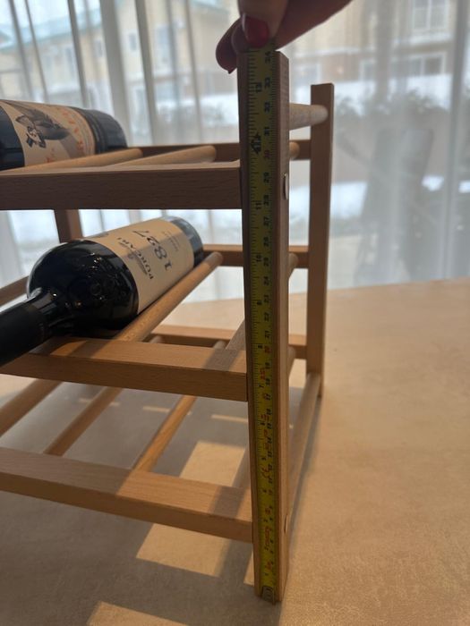 Suport vin lemn 9 sticle NOU