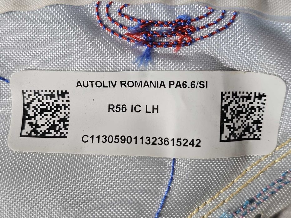 Airbag cortină stânga Mini Hatch R56 2005-2014 2013 1.6 D 66kW Cod OEM: A17320447020, 72127320447, 7320447 (5F3)