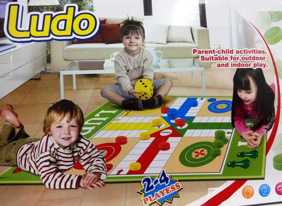 Килимче не се сърди човече + зарче центрофуга детска занимателна игра